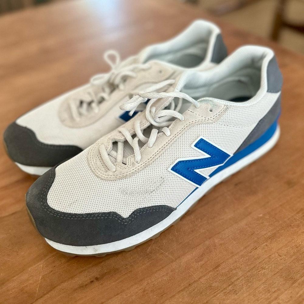New Balance Men's 515 V3 Classic Sneaker Moonbeam/Blue Groove Comfort Insert